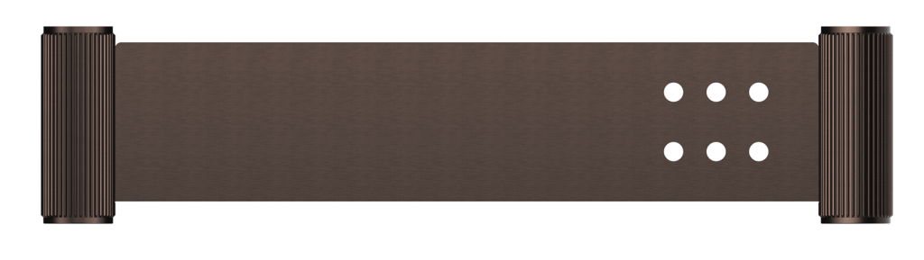 Mica Fluted Stainless Shelf - 400mm