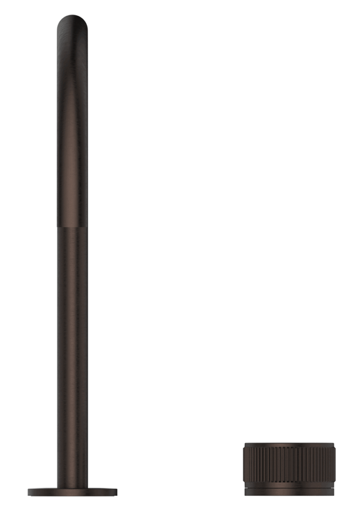 Mica Fluted Gooseneck Hob Sink/Basin Mixer Set