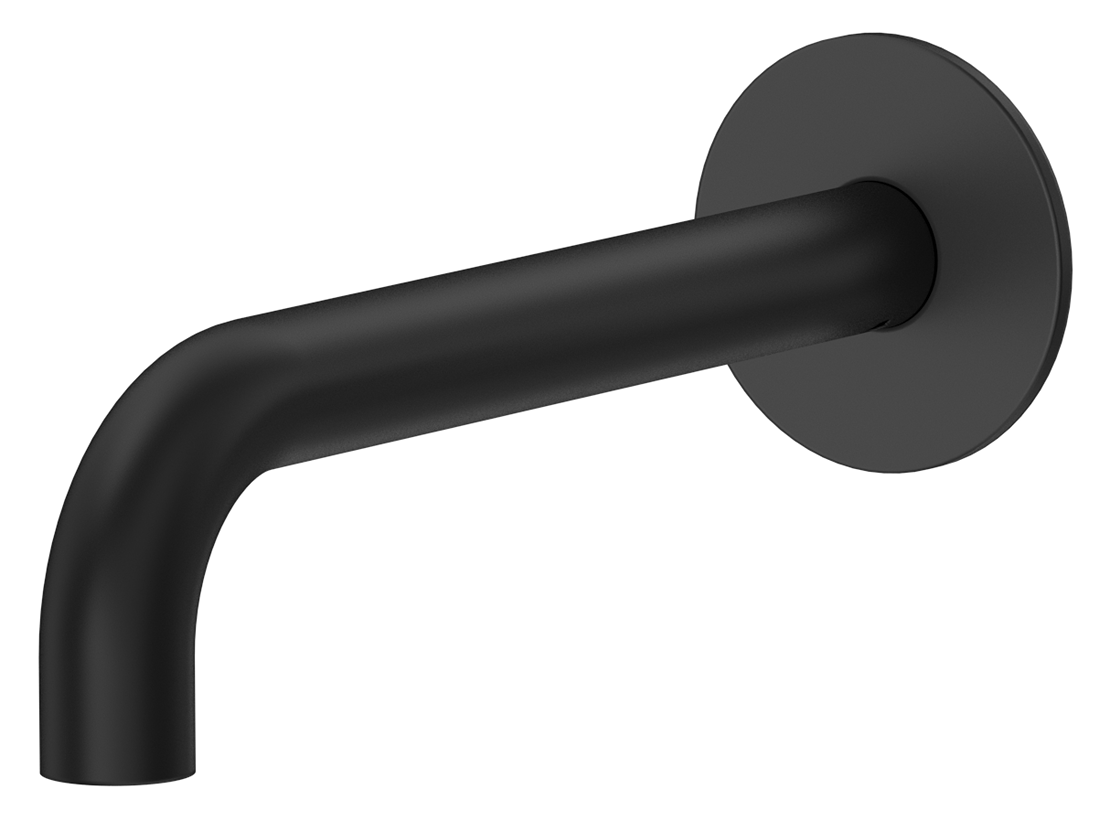 Mica Bath Spouts - 160/220/250mm - Black