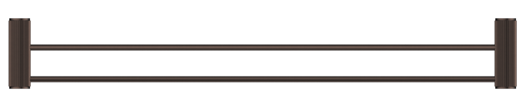 Mica Fluted Double Towel Rail