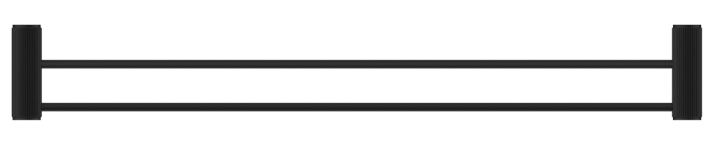 Mica Fluted Double Towel Rail