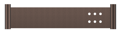Mica Stainless Shelf - 400mm