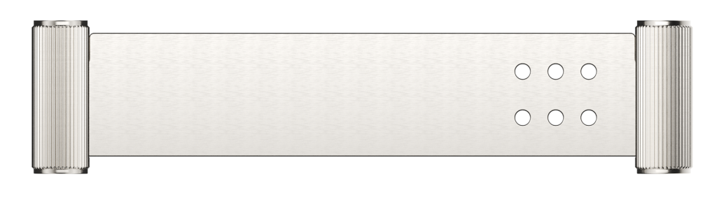 Mica Fluted Stainless Shelf - 400mm