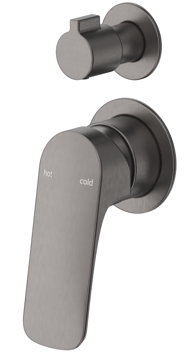 Kaza Shower Mixer Diverter - 2P - TRIM KIT ONLY