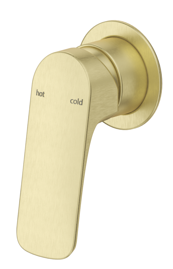 Kaza Shower Mixer - Round Plate - TRIM KIT ONLY