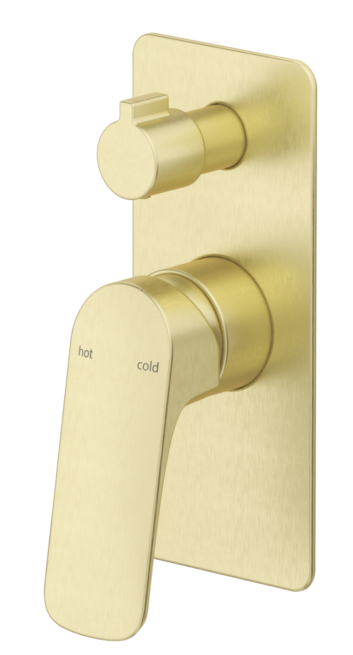 Kaza Shower Mixer Diverter - 1P - TRIM KIT ONLY