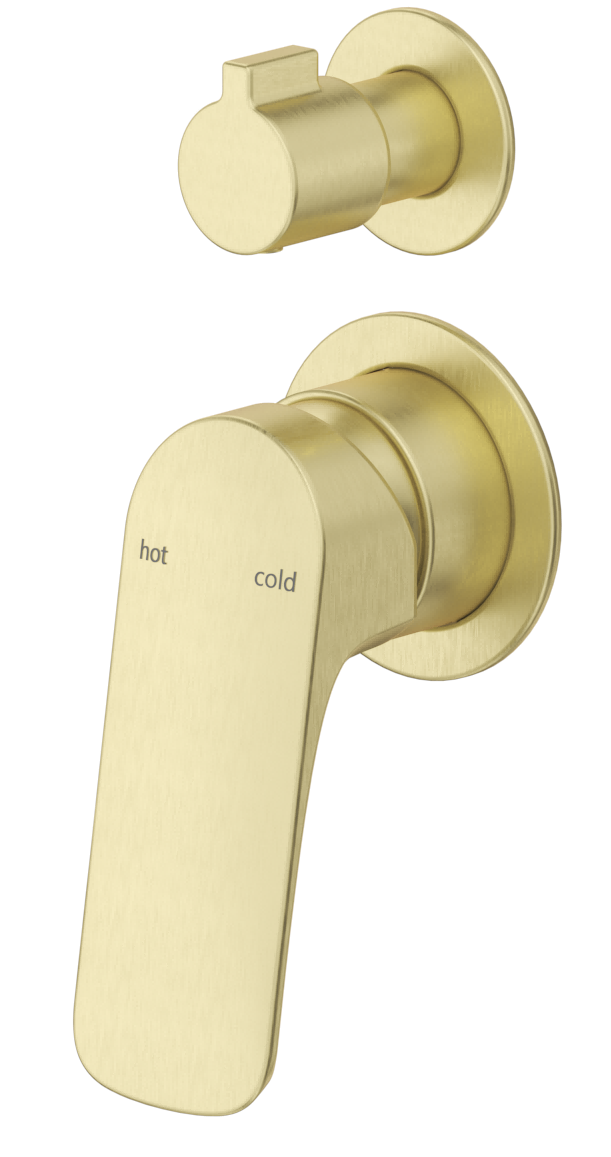 Kaza Shower Mixer Diverter - 2P - TRIM KIT ONLY