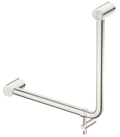 Mica Care Grab Rail - Curved 90 Degree - 450x450mm