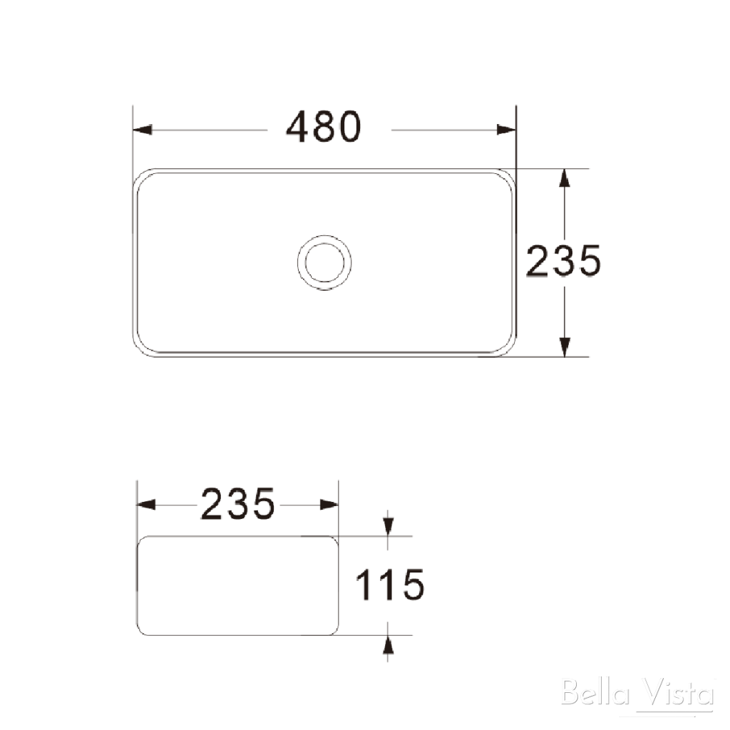 Riva 480 x 230mm