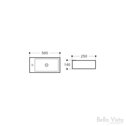 Josie Wall Hung 500 x 250mm
