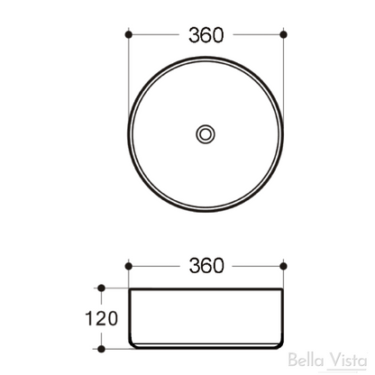 Rotonda 360 x 120mm