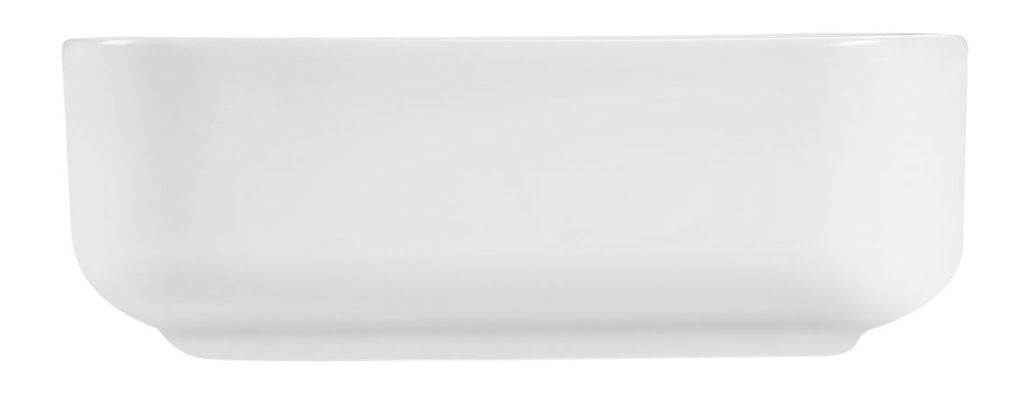 Riva 380 x 380mm premium bathroom basin in sleek white finish, ideal for modern and compact bathrooms.