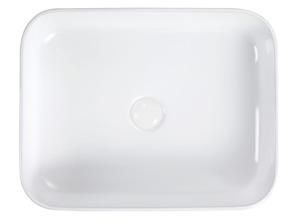 Riva 500 x 390mm premium bathroom basin, modern design, durable, space-efficient and stylish.