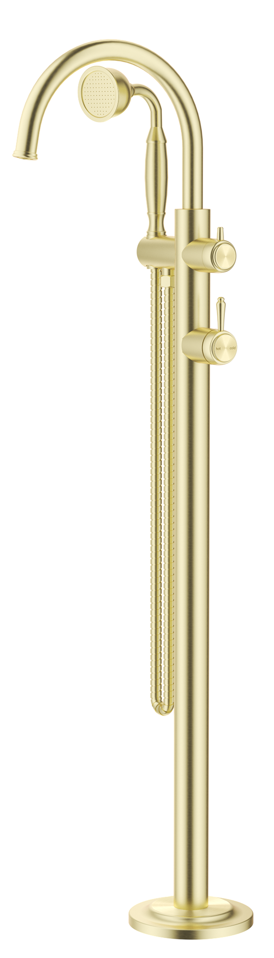 Mica Heritage Freestanding Bath Mixer with Hand Shower - TRIM KIT ONLY