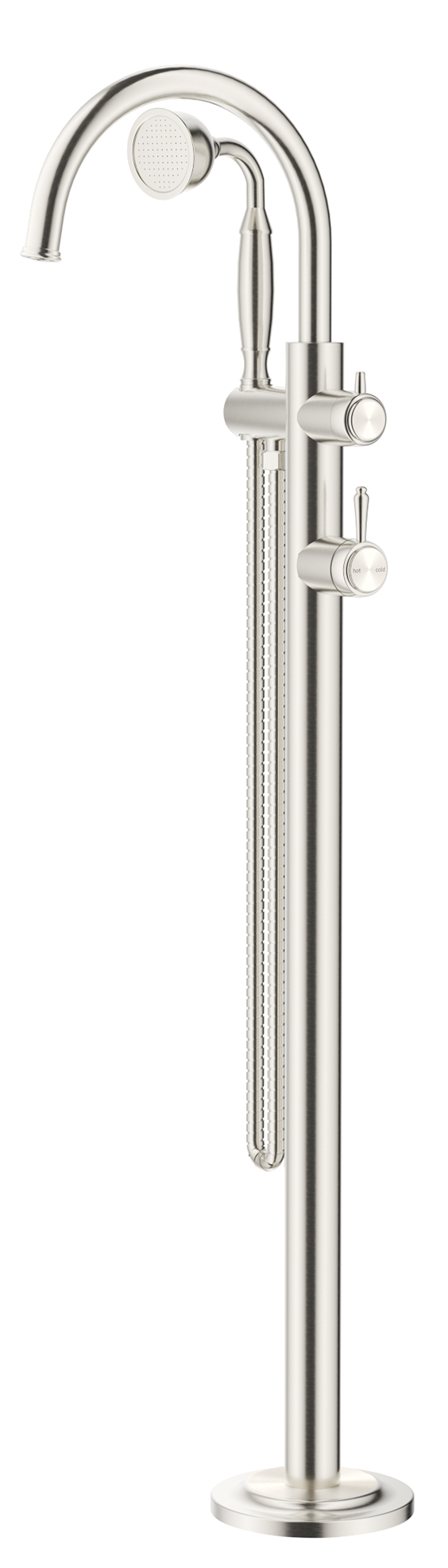 Mica Heritage Freestanding Bath Mixer with Hand Shower - TRIM KIT ONLY