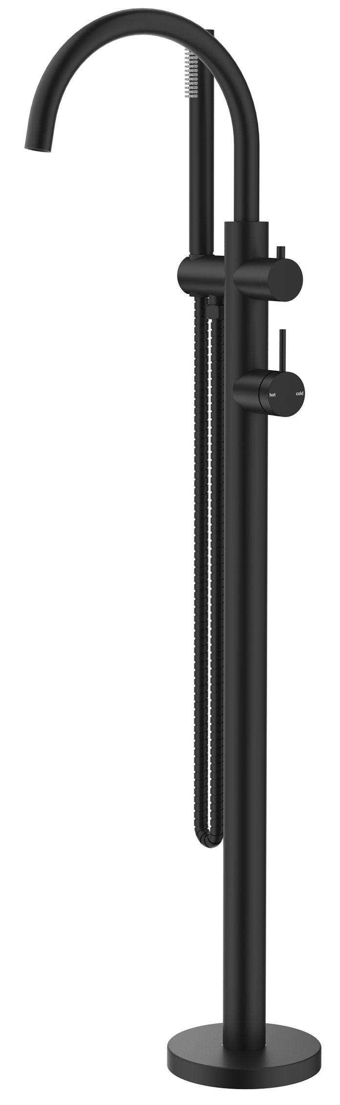 Mica Freestanding Bath Mixer with Hand Shower - TRIM KIT ONLY