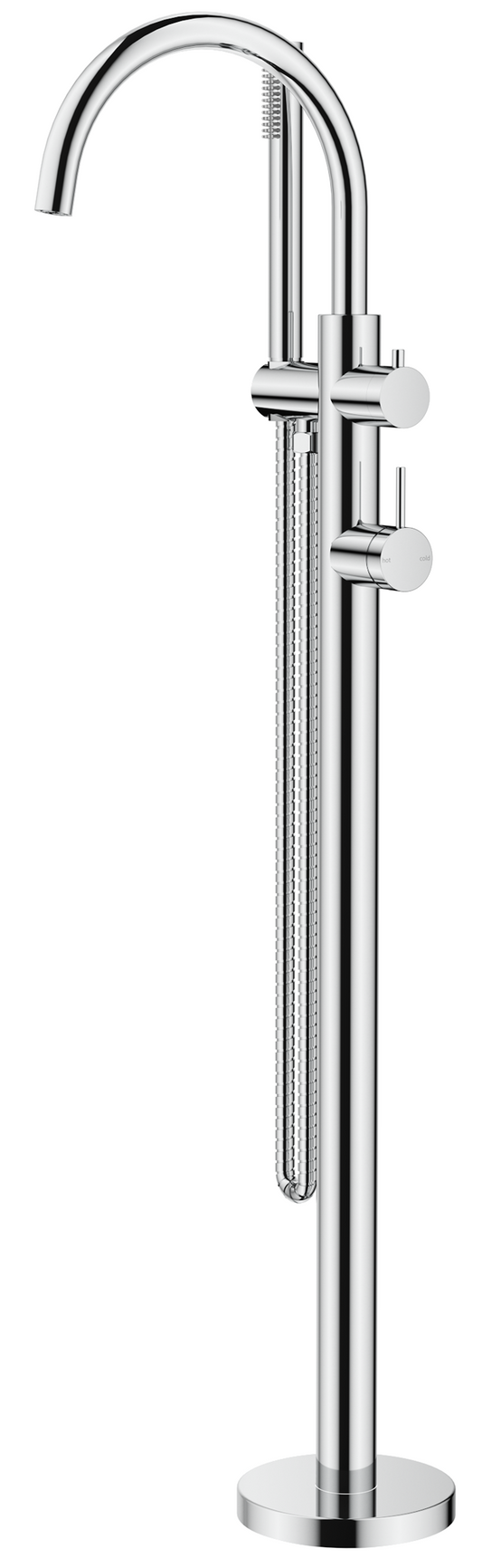Mica Freestanding Bath Mixer with Hand Shower - TRIM KIT ONLY