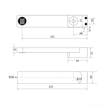 Cresta Swivel Bath Spout