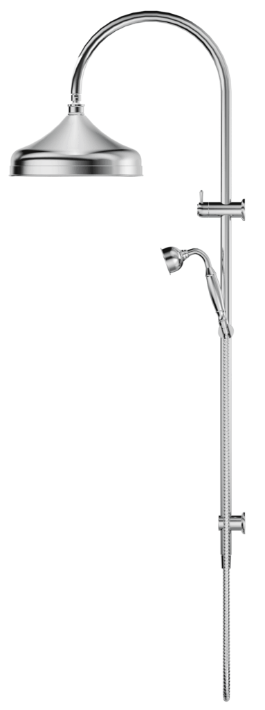 Mica Heritage Dual Shower Rail