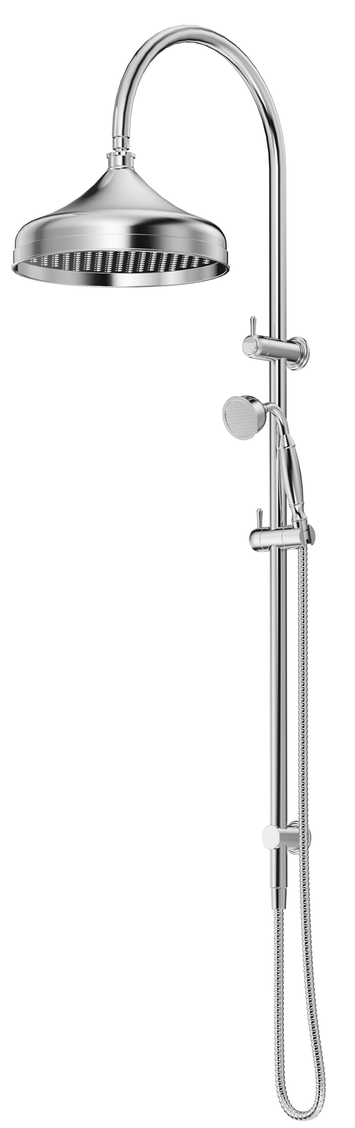Mica Heritage Dual Shower Rail