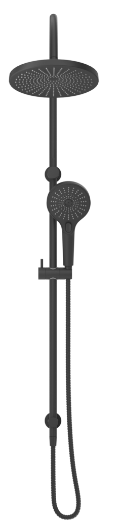 Mica Gooseneck Dual Shower Rail
