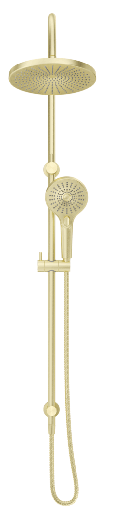 Mica Gooseneck Dual Shower Rail