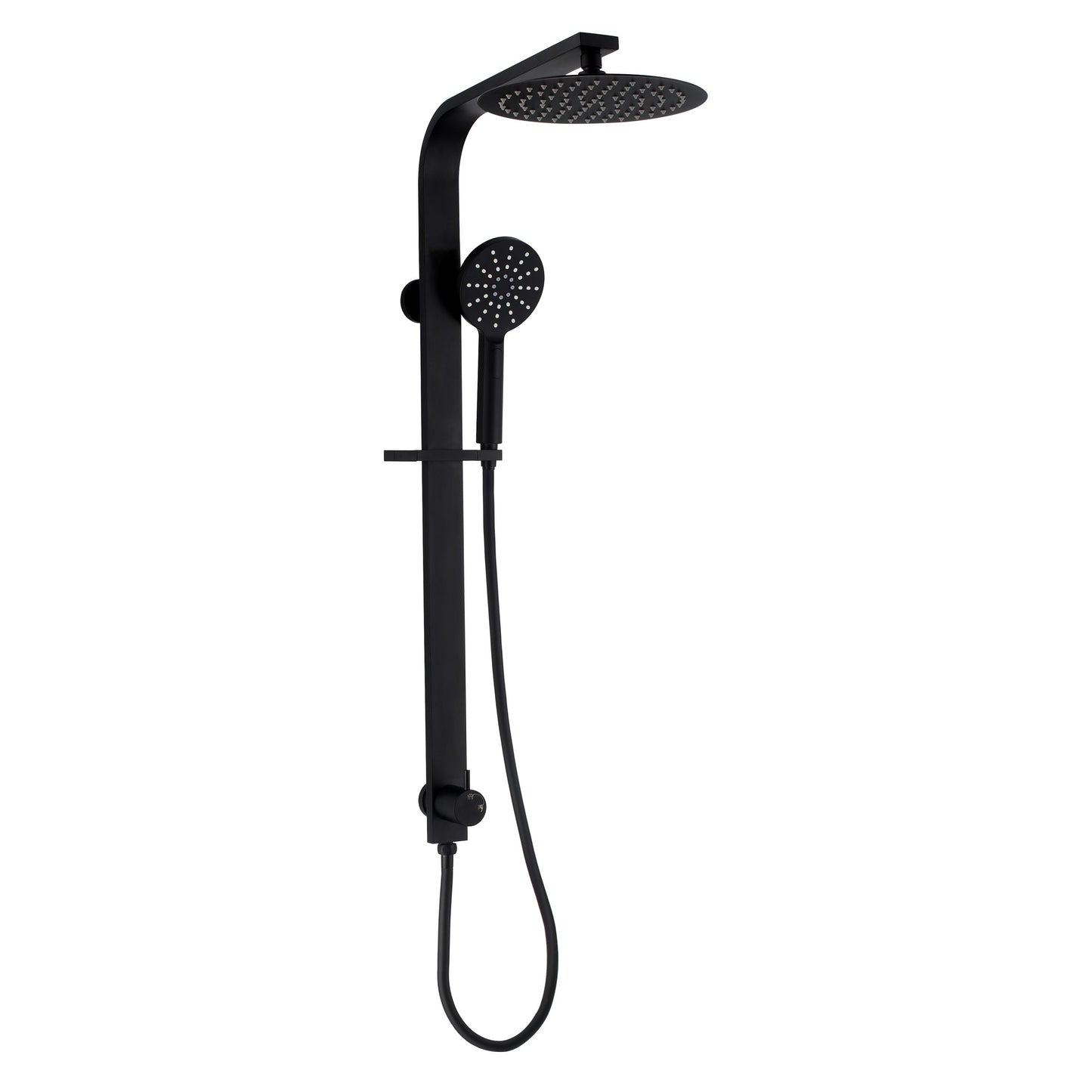 Raco Wide Shower Rail - Bottom Inlet - Round