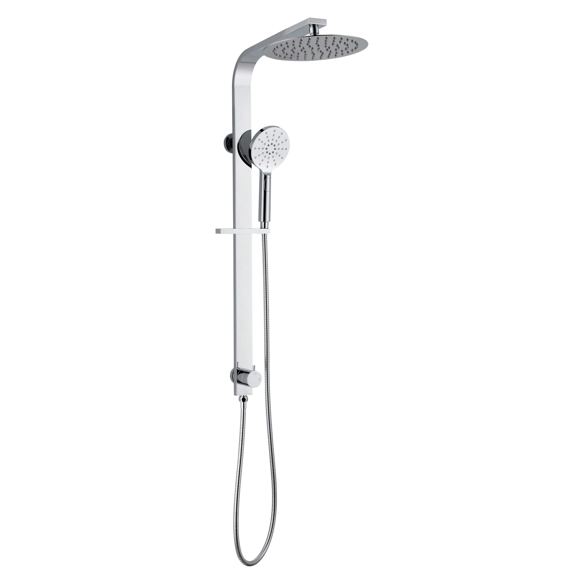 Raco Wide Shower Rail - Bottom Inlet - Round