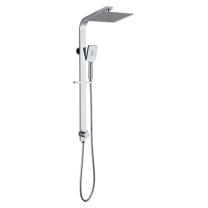 Deko Wide Shower Rail - Bottom Inlet - Square