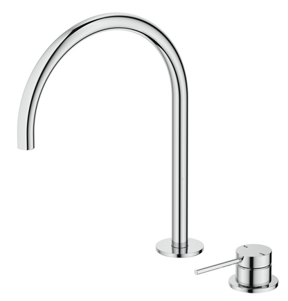 Mica Gooseneck Hob Sink/Basin Mixer Set