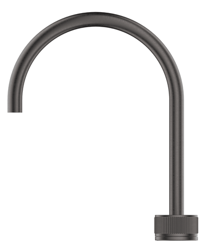 Mica Fluted Gooseneck Hob Sink/Basin Mixer Set