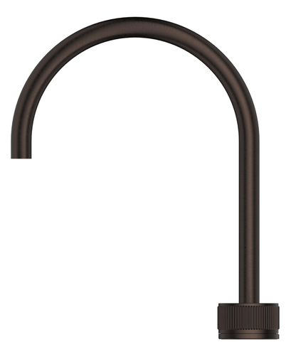 Mica Fluted Gooseneck Hob Sink/Basin Mixer Set