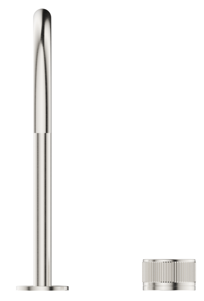 Mica Fluted Gooseneck Hob Sink/Basin Mixer Set