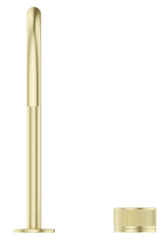 Mica Fluted Gooseneck Hob Sink/Basin Mixer Set