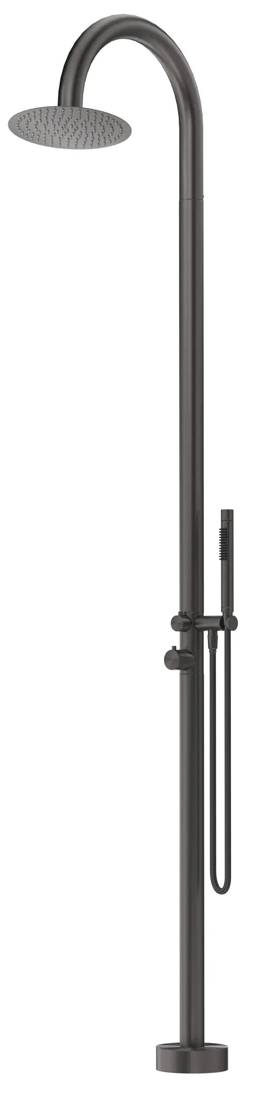 Mica Gooseneck Freestanding Outdoor Shower