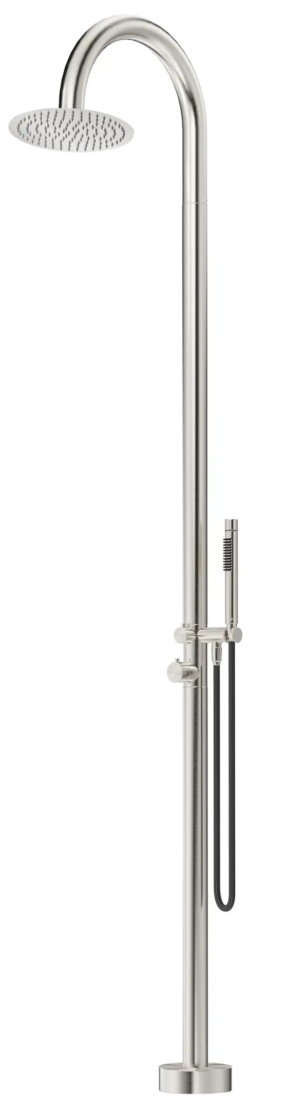Mica Gooseneck Freestanding Outdoor Shower
