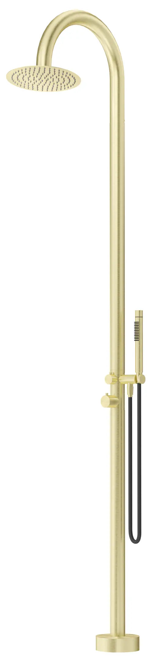 Mica Gooseneck Freestanding Outdoor Shower