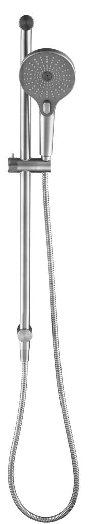 Mica Fluted Shower Rail - Inbuilt Inlet
