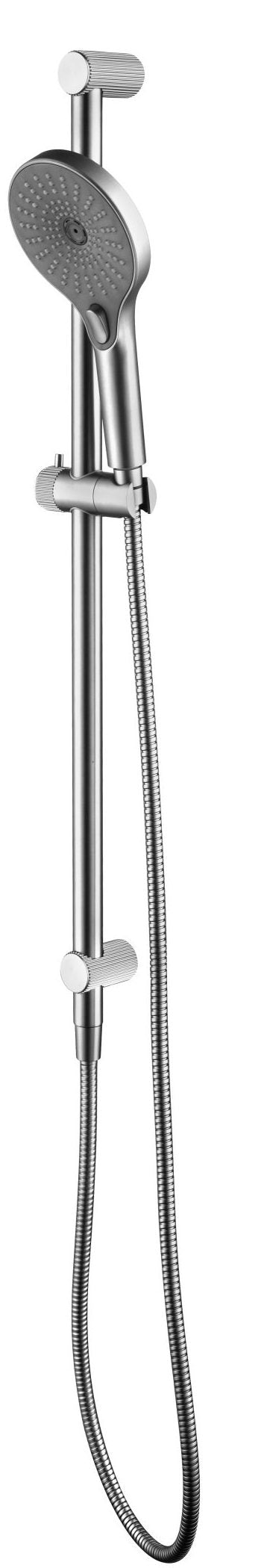 Mica Fluted Shower Rail - Inbuilt Inlet