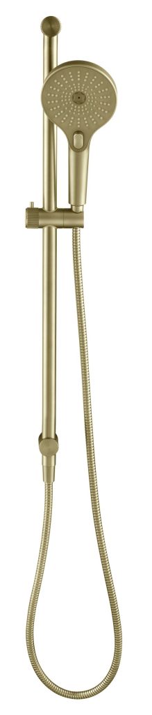 Mica Fluted Shower Rail - Inbuilt Inlet
