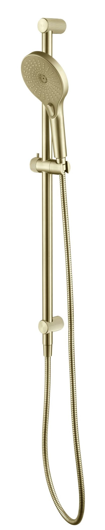 Mica Fluted Shower Rail - Inbuilt Inlet