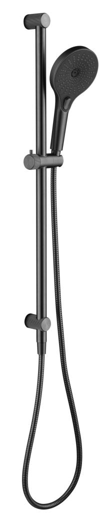 Mica Fluted Shower Rail - Inbuilt Inlet