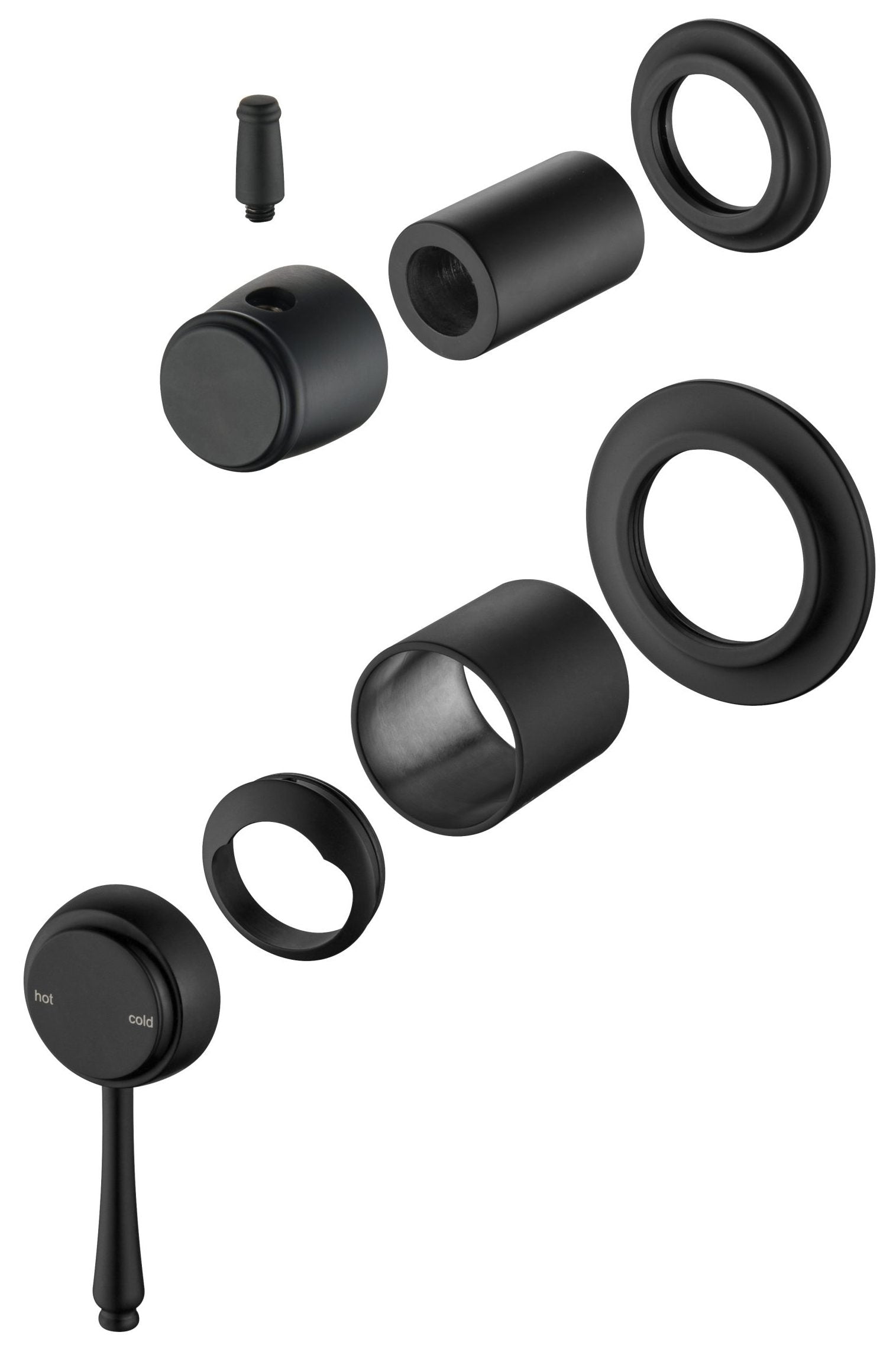 Mica Heritage Shower Mixer Diverter - TRIM KIT ONLY