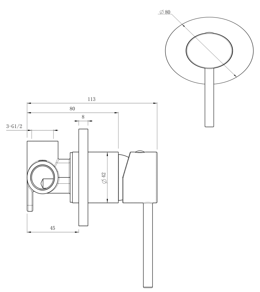 LVB Mica Shower Mixer