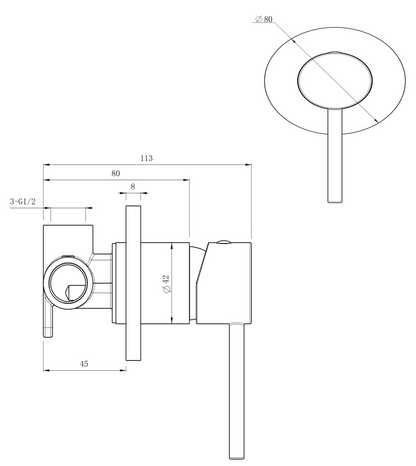 LVB Mica Shower Mixer