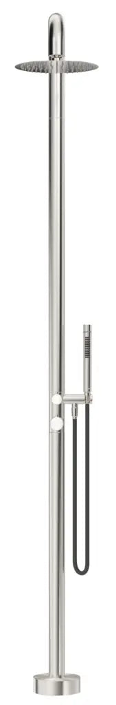 Mica Soft Square Freestanding Outdoor Shower