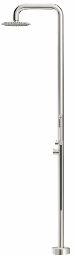 Mica Soft Square Freestanding Outdoor Shower