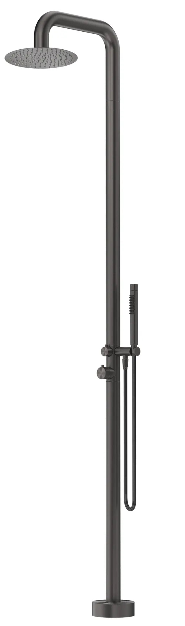 Mica Soft Square Freestanding Outdoor Shower