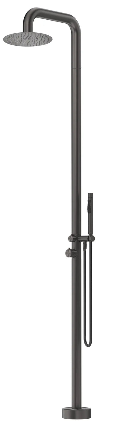 Mica Soft Square Freestanding Outdoor Shower