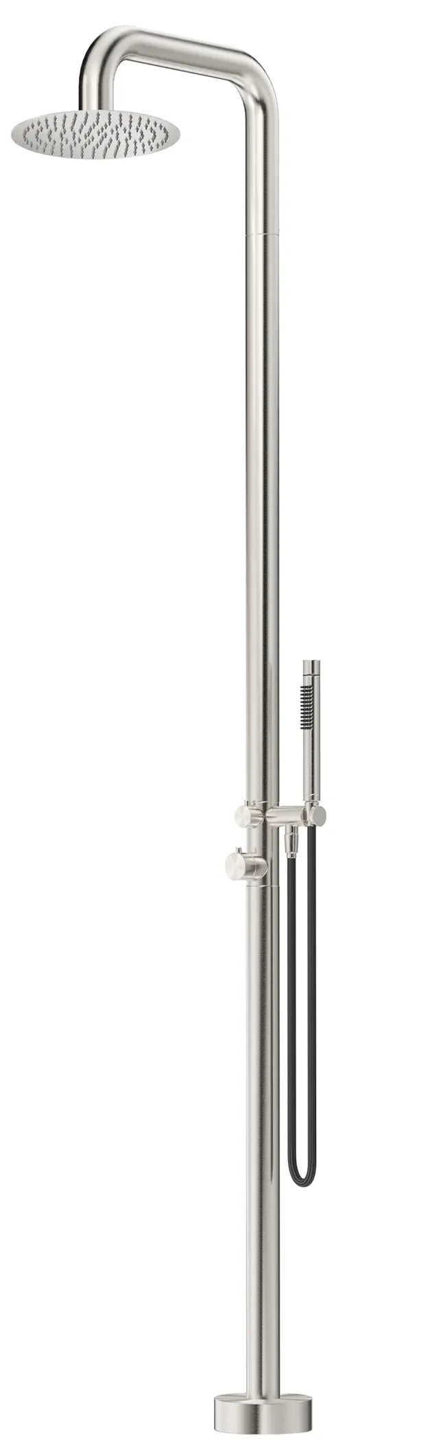Mica Soft Square Freestanding Outdoor Shower